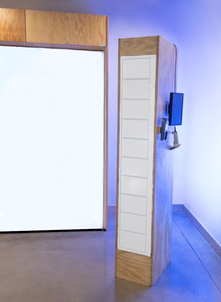 Drive-through / curbside locker installation